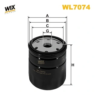 WIX FILTERS WL7074 — Фільтр масляний