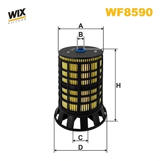 WIX FILTERS WF8590 — Фільтр паливний PEUGEOT BOXER 2.0, 2.2 BlueHDI 19- (вир-во WIX-FILTERS)