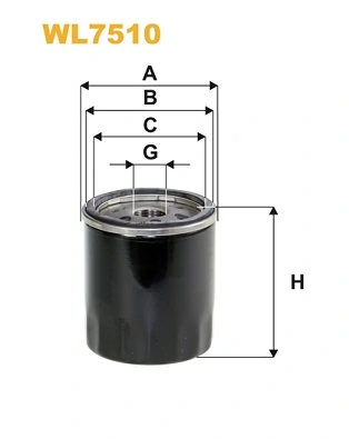 WIX FILTERS WL7510 — Фільтр масляний