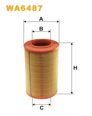 WIX FILTERS WA6487 — Фільтр повітряний