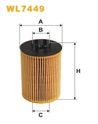 WIX FILTERS WL7449 — Оливний фільтр