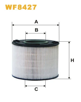 WIX FILTERS WF8427 — Фільтр паливний WF8427/PE973/6 (вир-во WIX-FILTERS)
