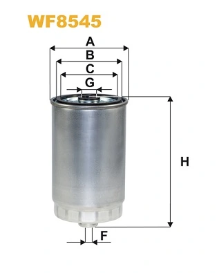 WIX FILTERS WF8545 — Фільтр паливний