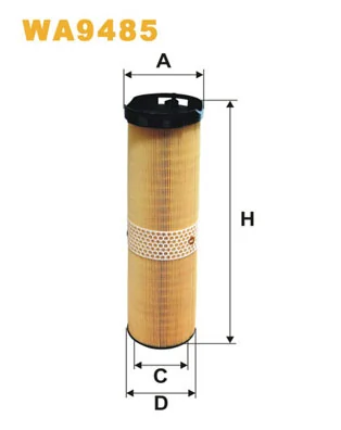 WIX FILTERS WA9485 — Повітряний фільтр