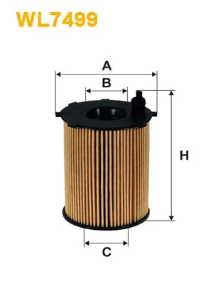 WIX FILTERS WL7499 — Фільтр масляний