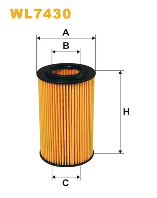 WIX FILTERS WL7430 — Фільтр масляний