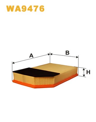 WIX FILTERS WA9476 — Повітряний фільтр