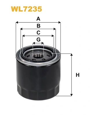 WIX FILTERS WL7235 — Фільтр масляний
