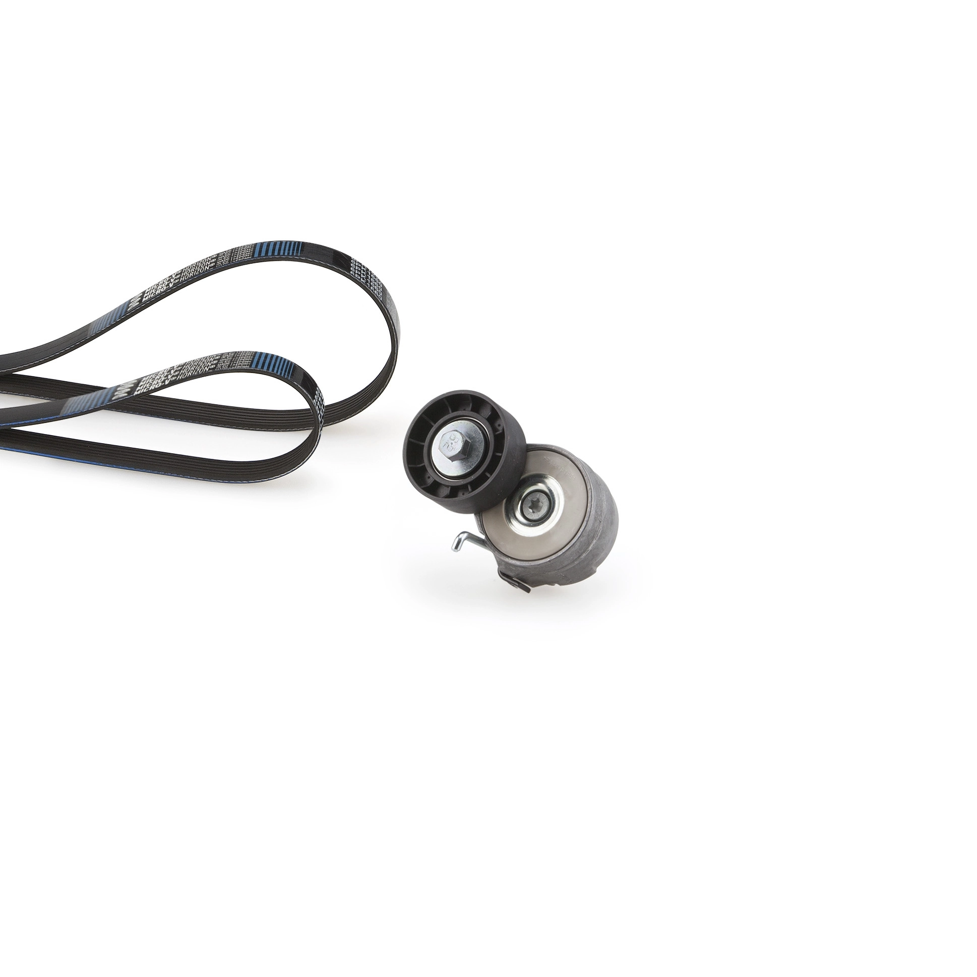 Jeu de courroies trapézoïdales à nervures GATES K176PK1183