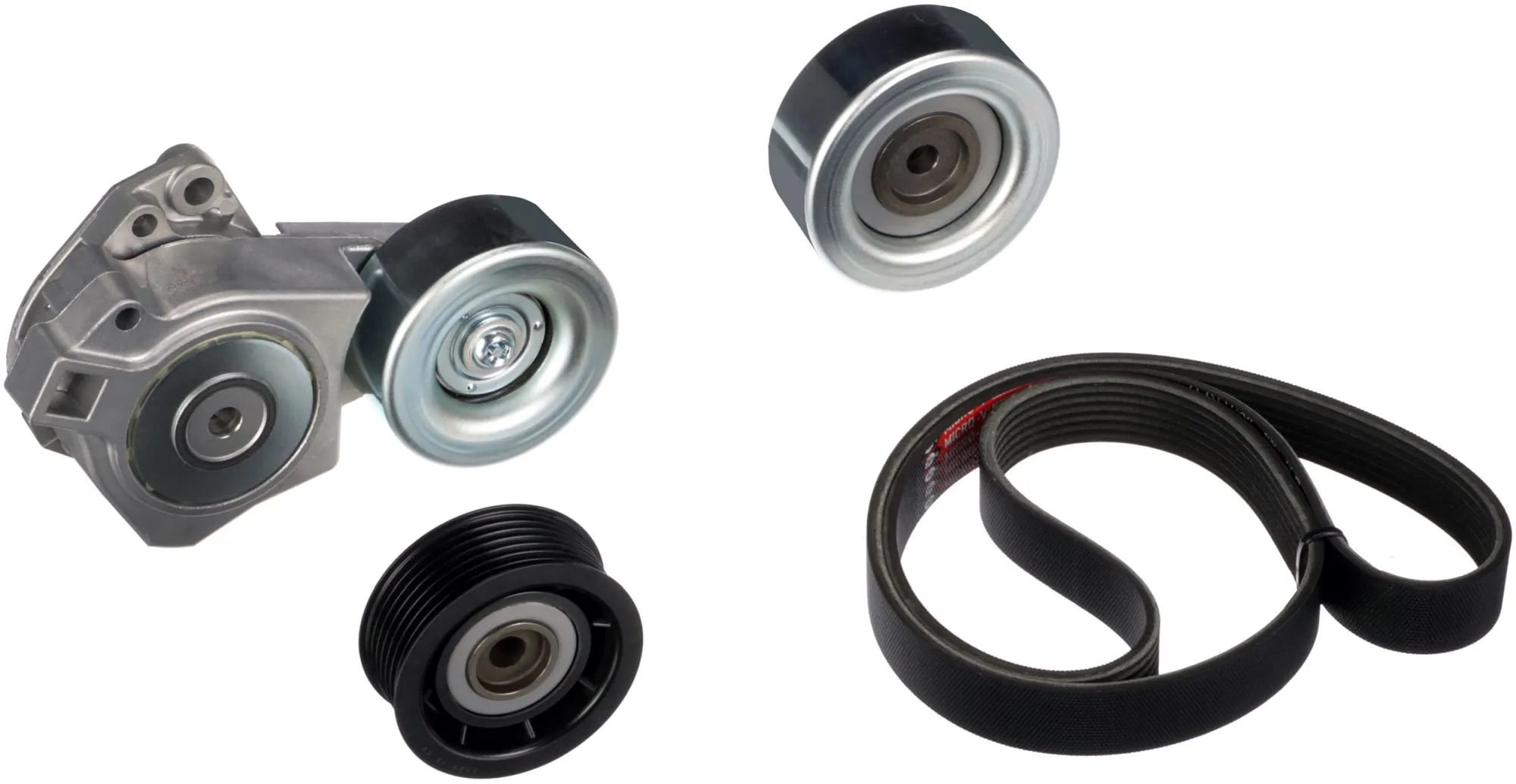 Jeu de courroies trapézoïdales à nervures GATES K017PK2410