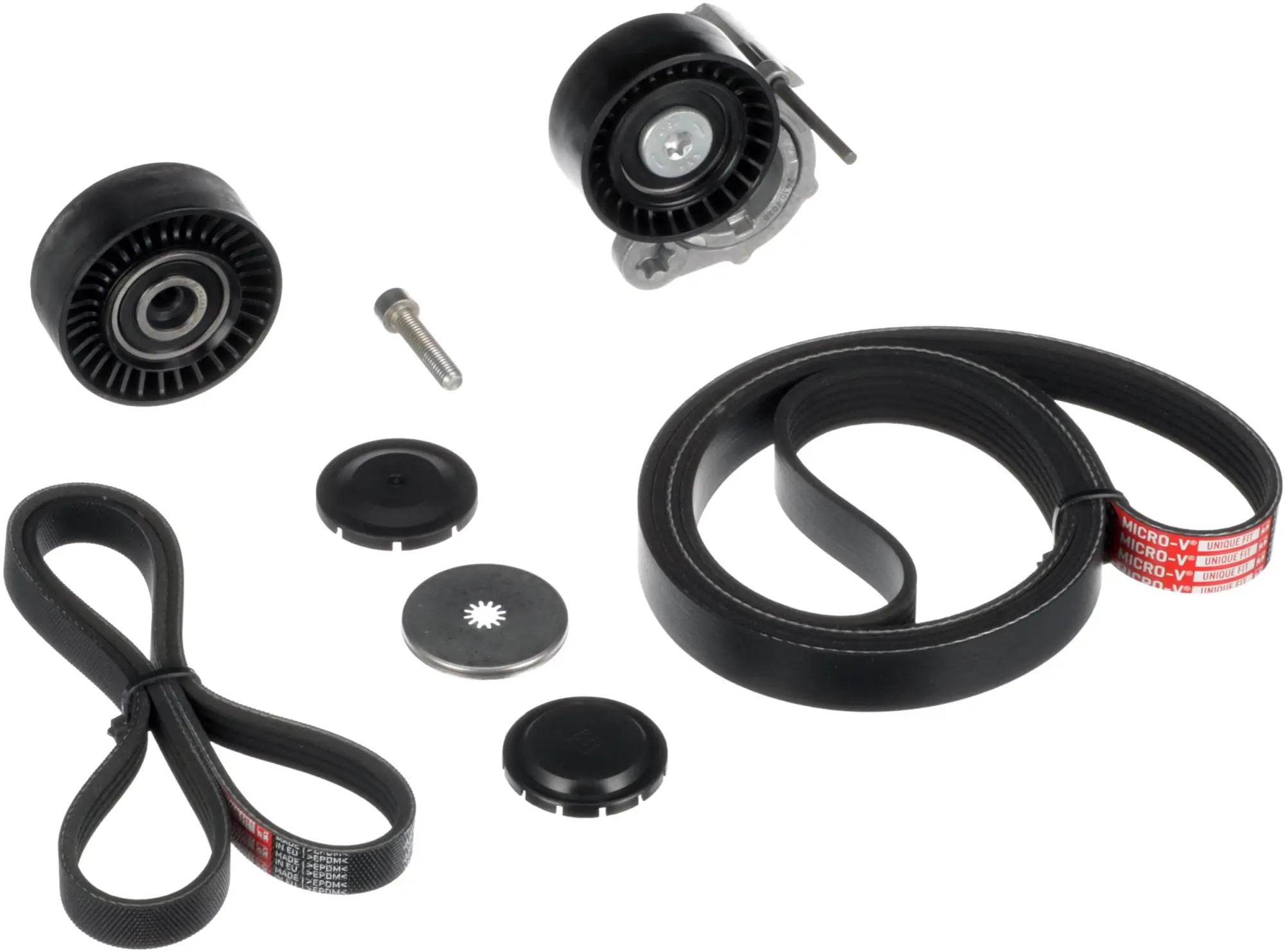 Jeu de courroies trapézoïdales à nervures GATES K026PK1835XS