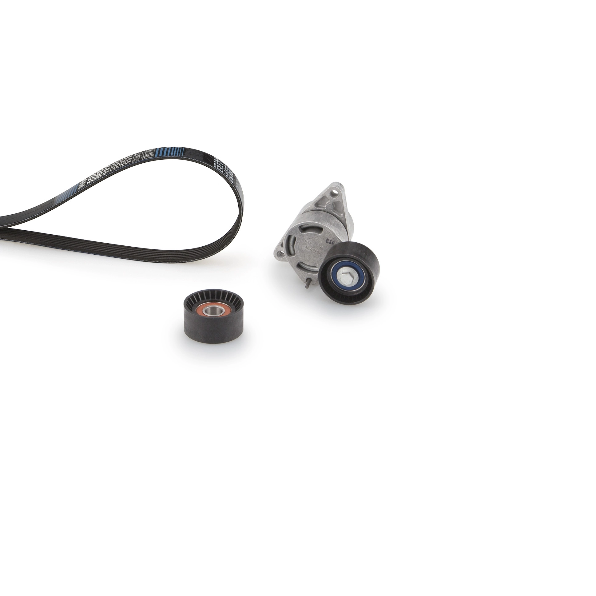 Jeu de courroies trapézoïdales à nervures GATES K017PK1148