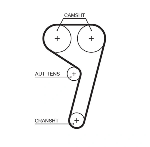 Kit de courroie crantée GATES K035669XS