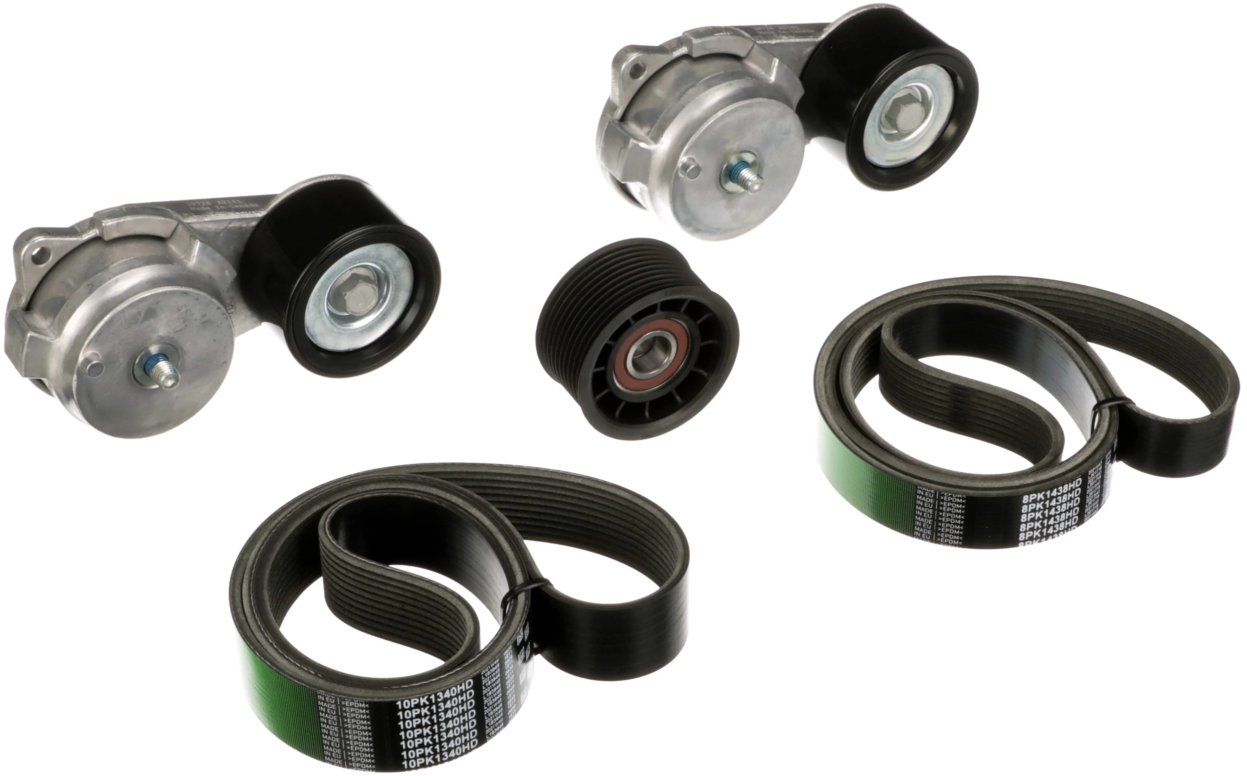 Jeu de courroies trapézoïdales à nervures GATES K028PK1438HD