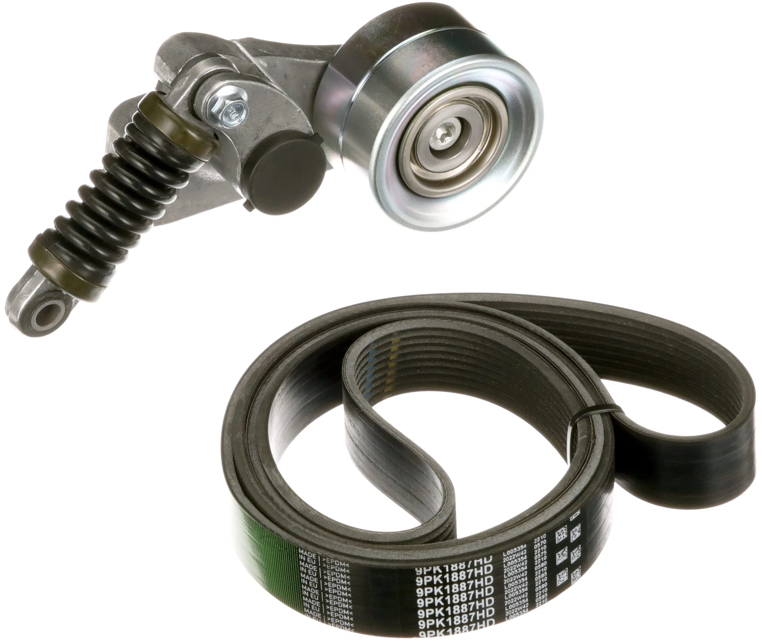 Jeu de courroies trapézoïdales à nervures GATES K029PK1887HD