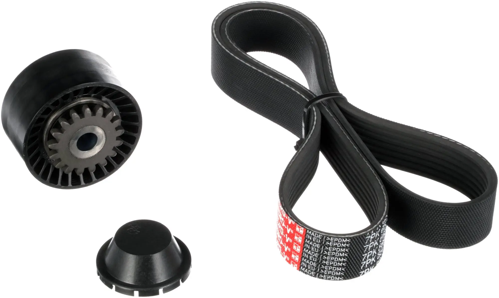 Jeu de courroies trapézoïdales à nervures GATES K017PK880