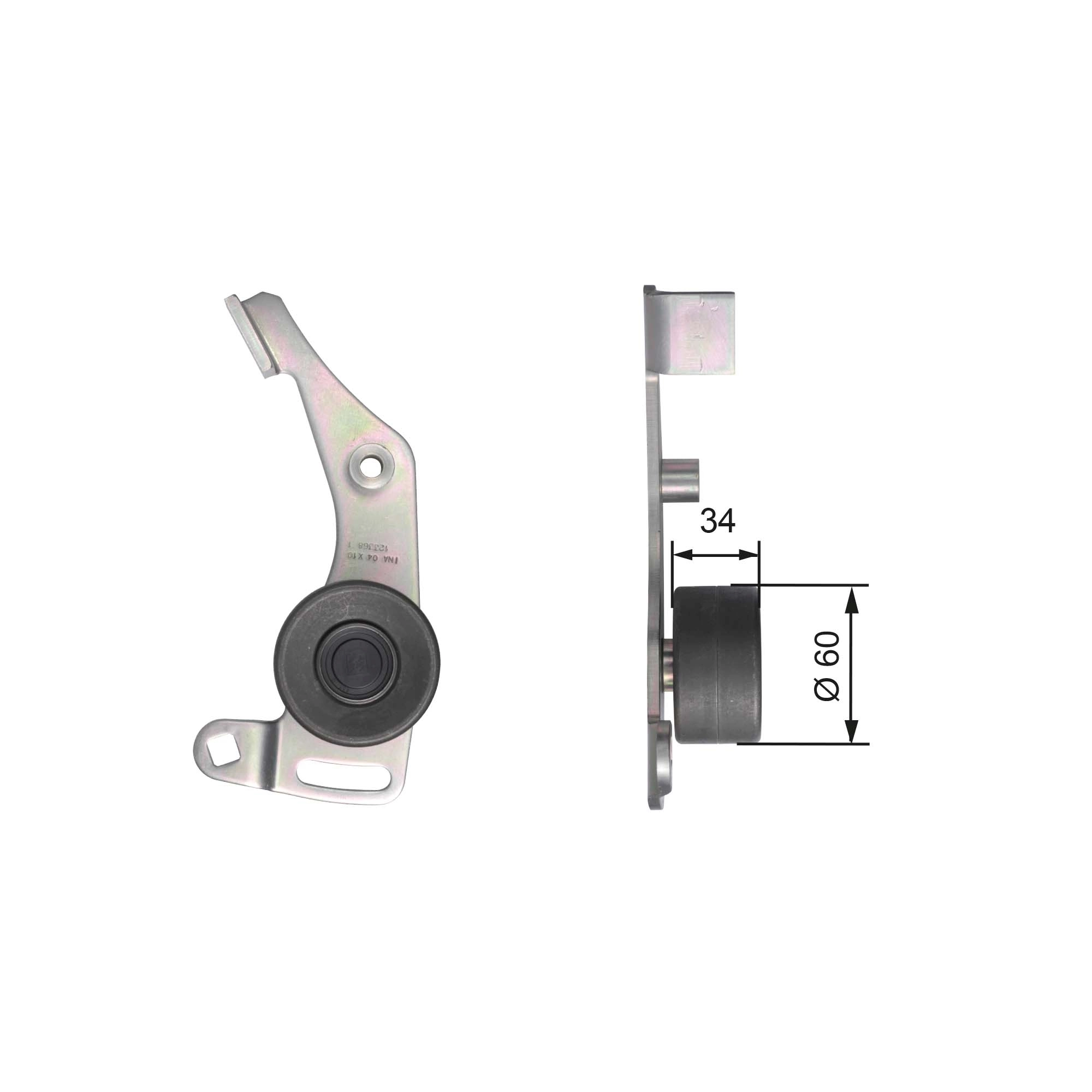 Poulie de tension, courroie crantée GATES T41137