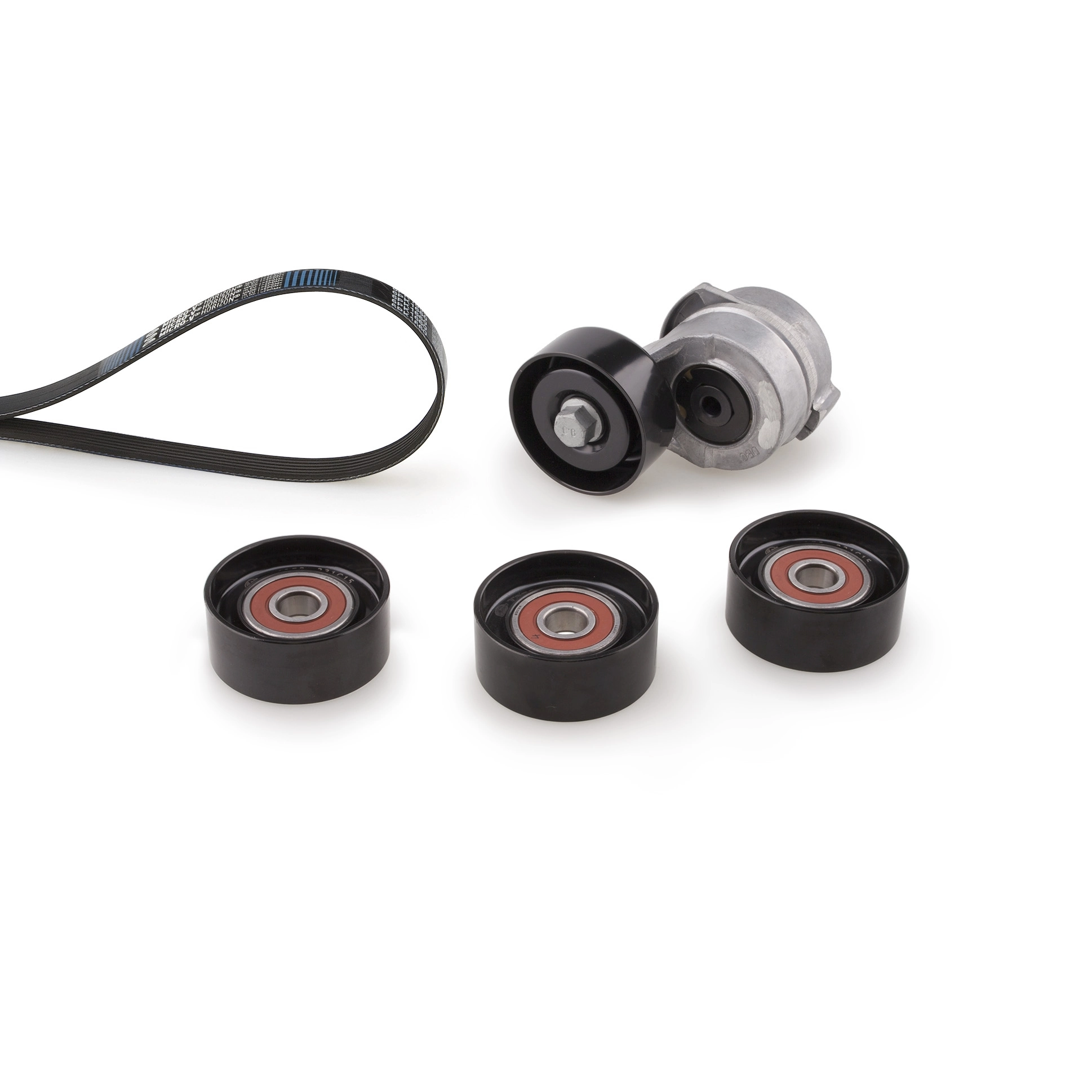 Jeu de courroies trapézoïdales à nervures GATES K037PK2265