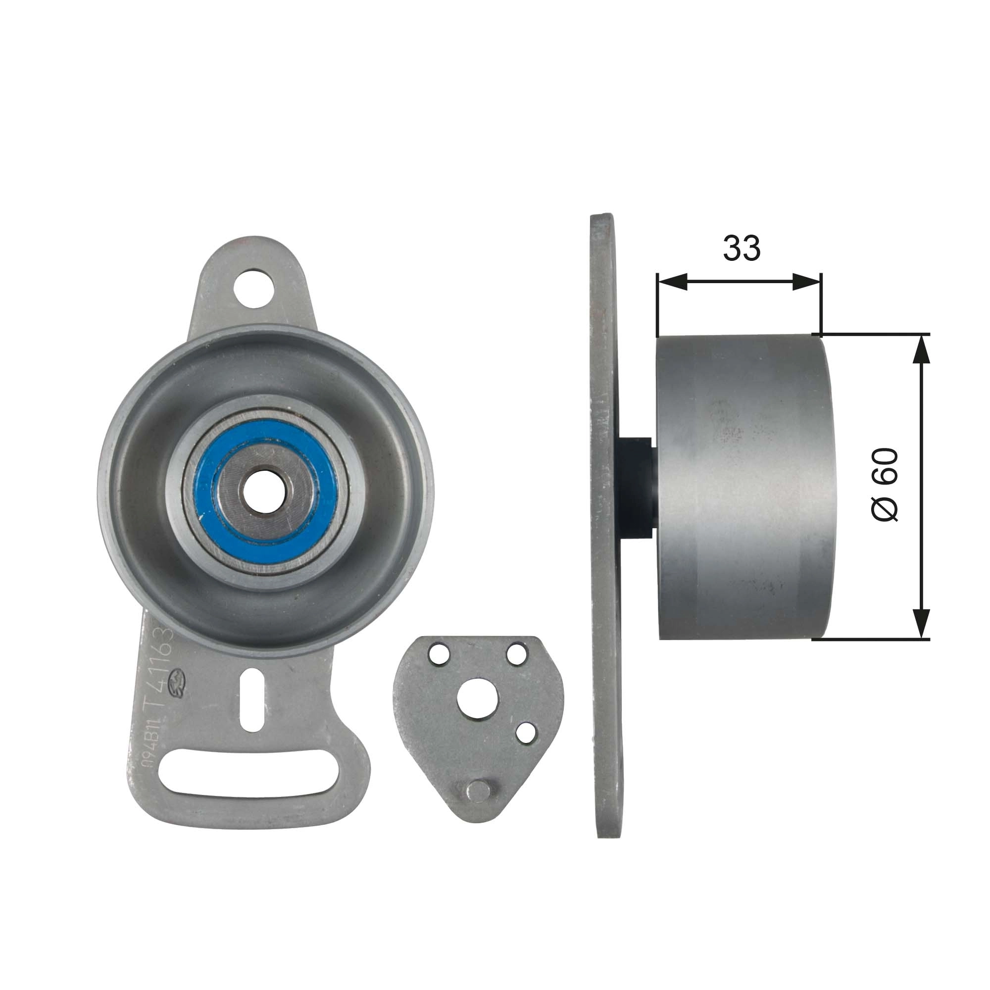 Poulie de tension, courroie crantée GATES T41163