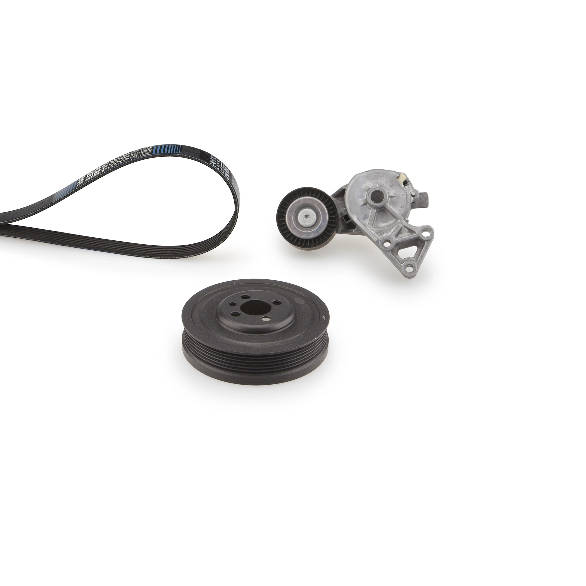 Jeu de courroies trapézoïdales à nervures GATES K116DPK1195