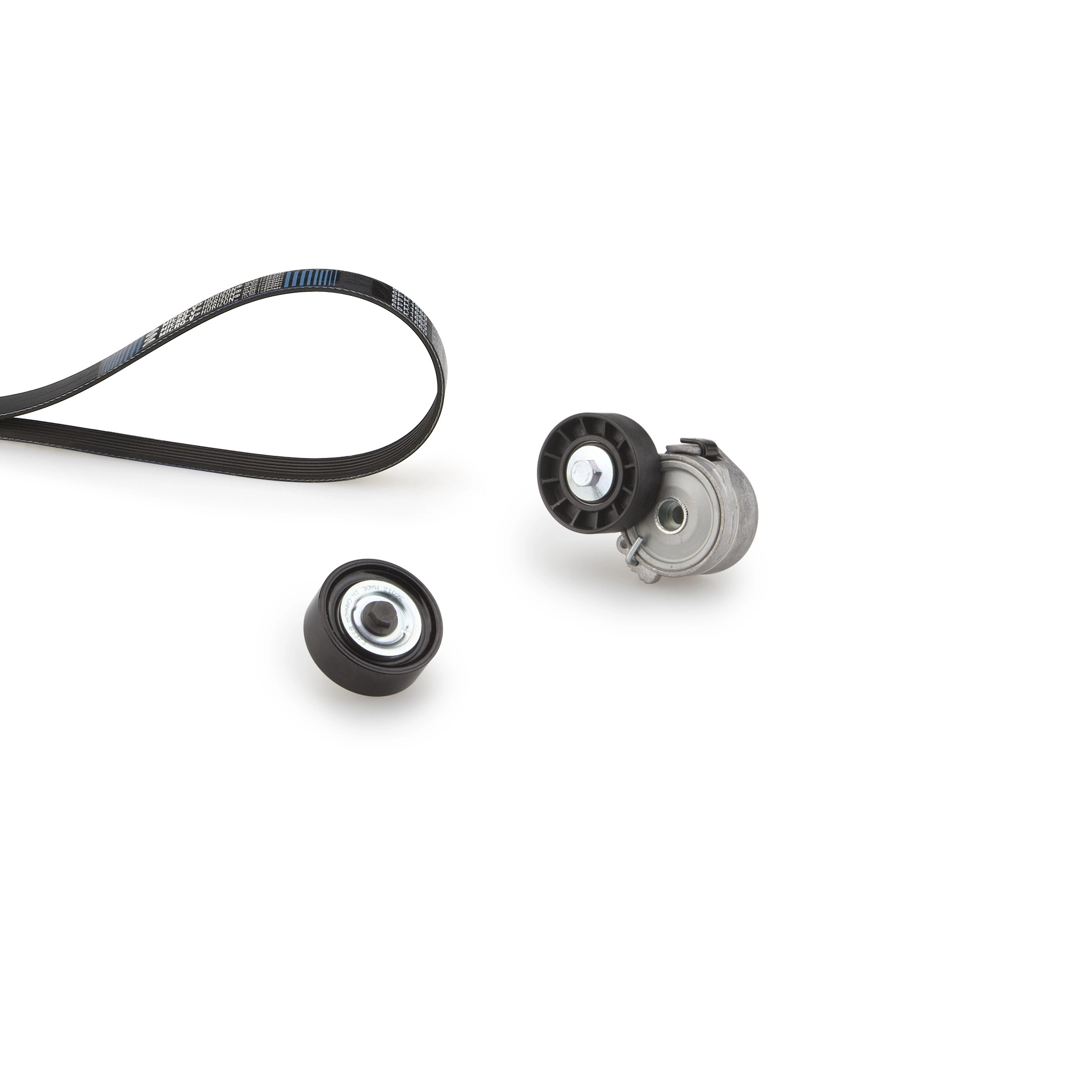 Jeu de courroies trapézoïdales à nervures GATES K026PK1745