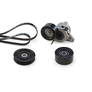 Jeu de courroies trapézoïdales à nervures GATES K017PK1735