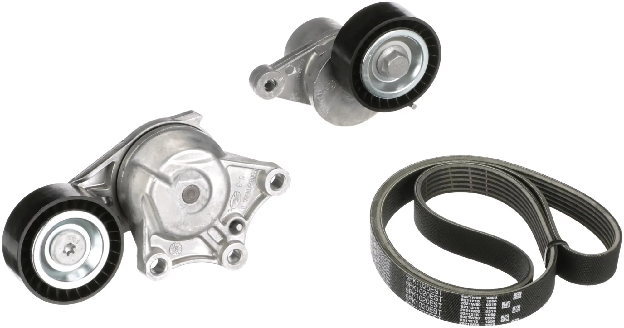 GATES K016PK1020EST — Роликовий модуль натягувача ременя (ролик, ремінь)