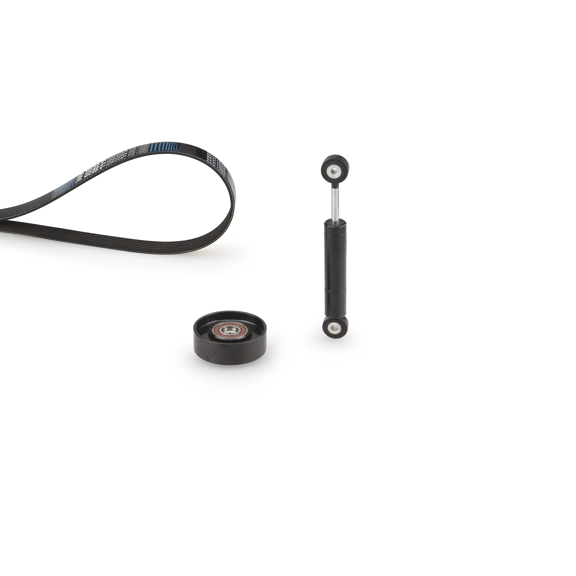 Jeu de courroies trapézoïdales à nervures GATES K046PK2053