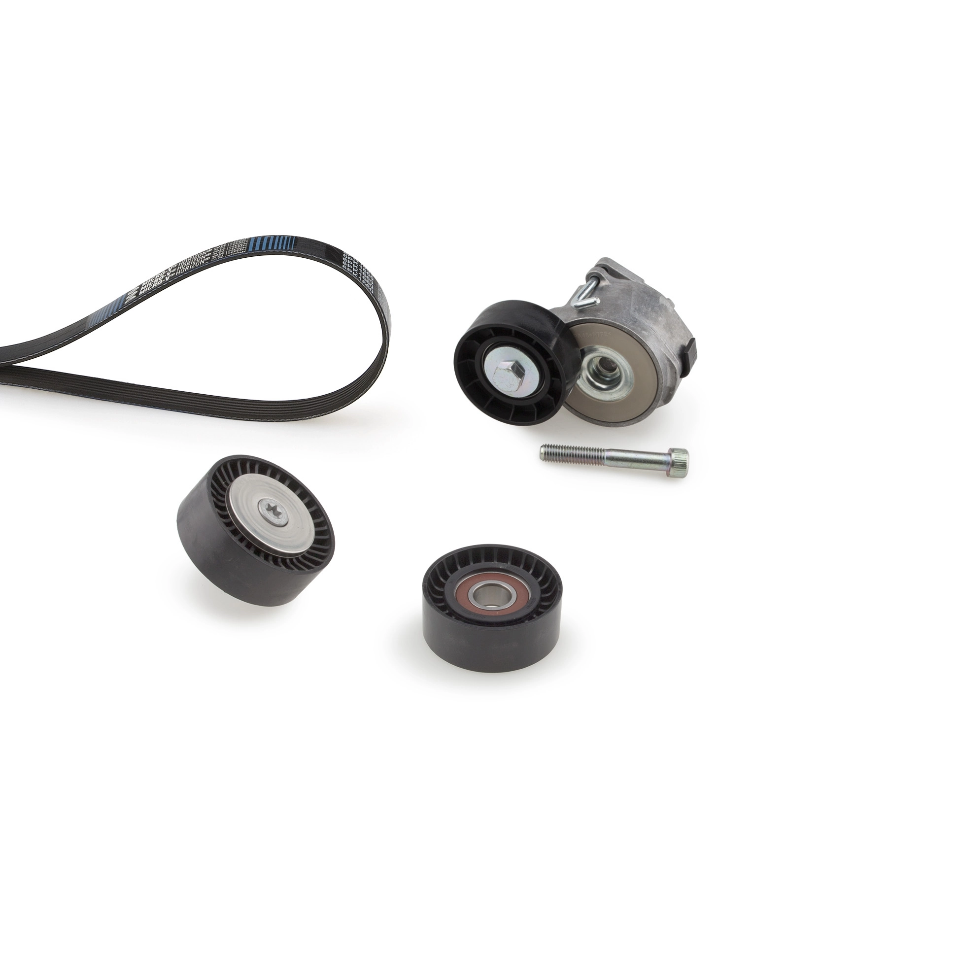 Jeu de courroies trapézoïdales à nervures GATES K096PK1725