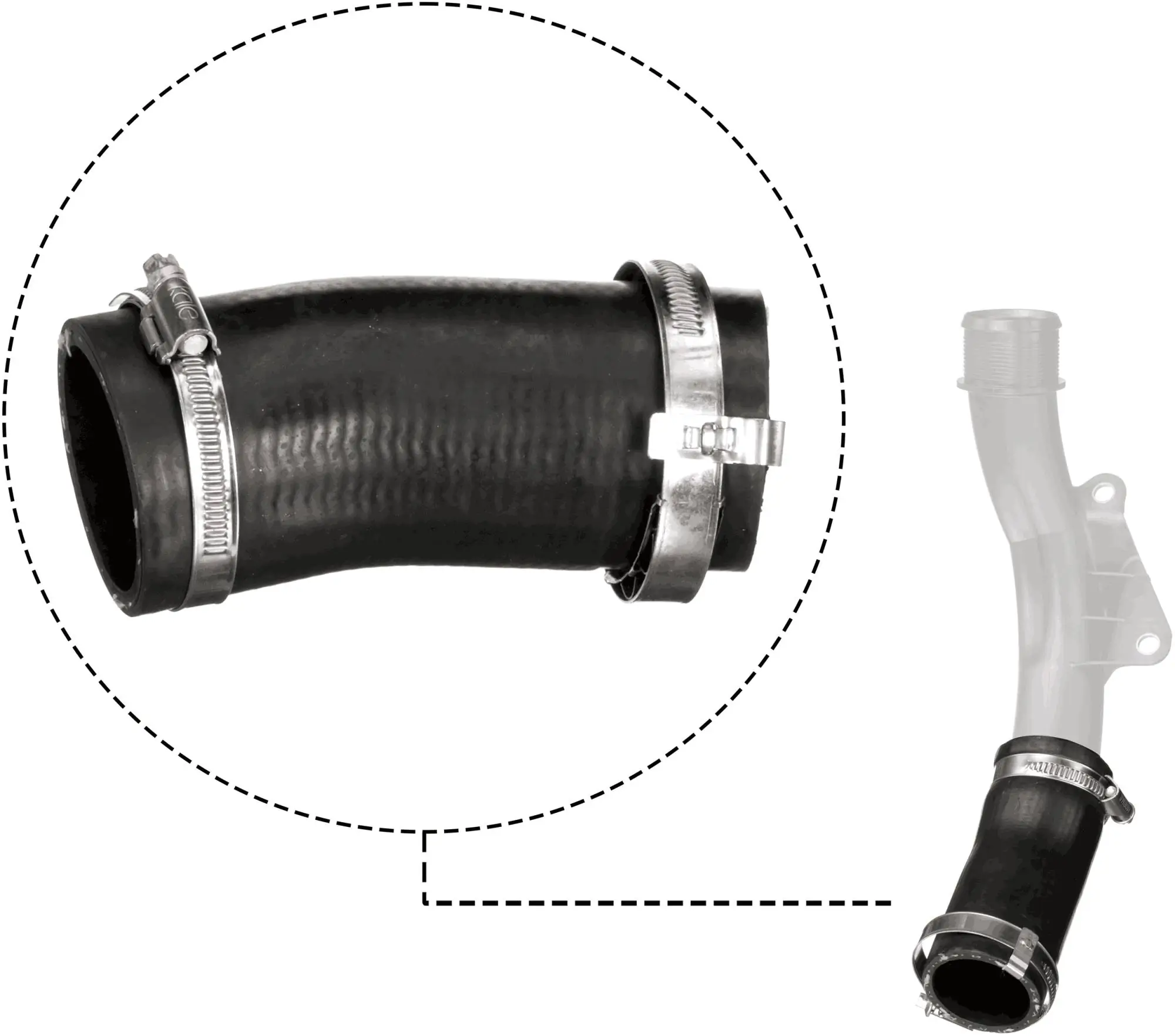 Gaine de suralimentation GATES 09-1466