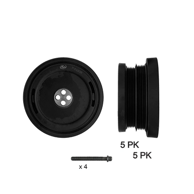 Poulie, vilebrequin GATES TVD1038A