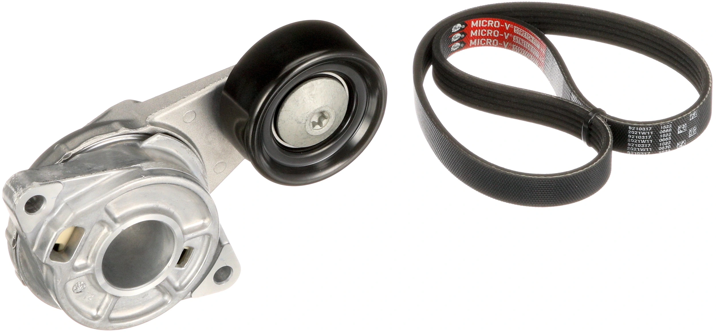 Jeu de courroies trapézoïdales à nervures GATES K015PK855