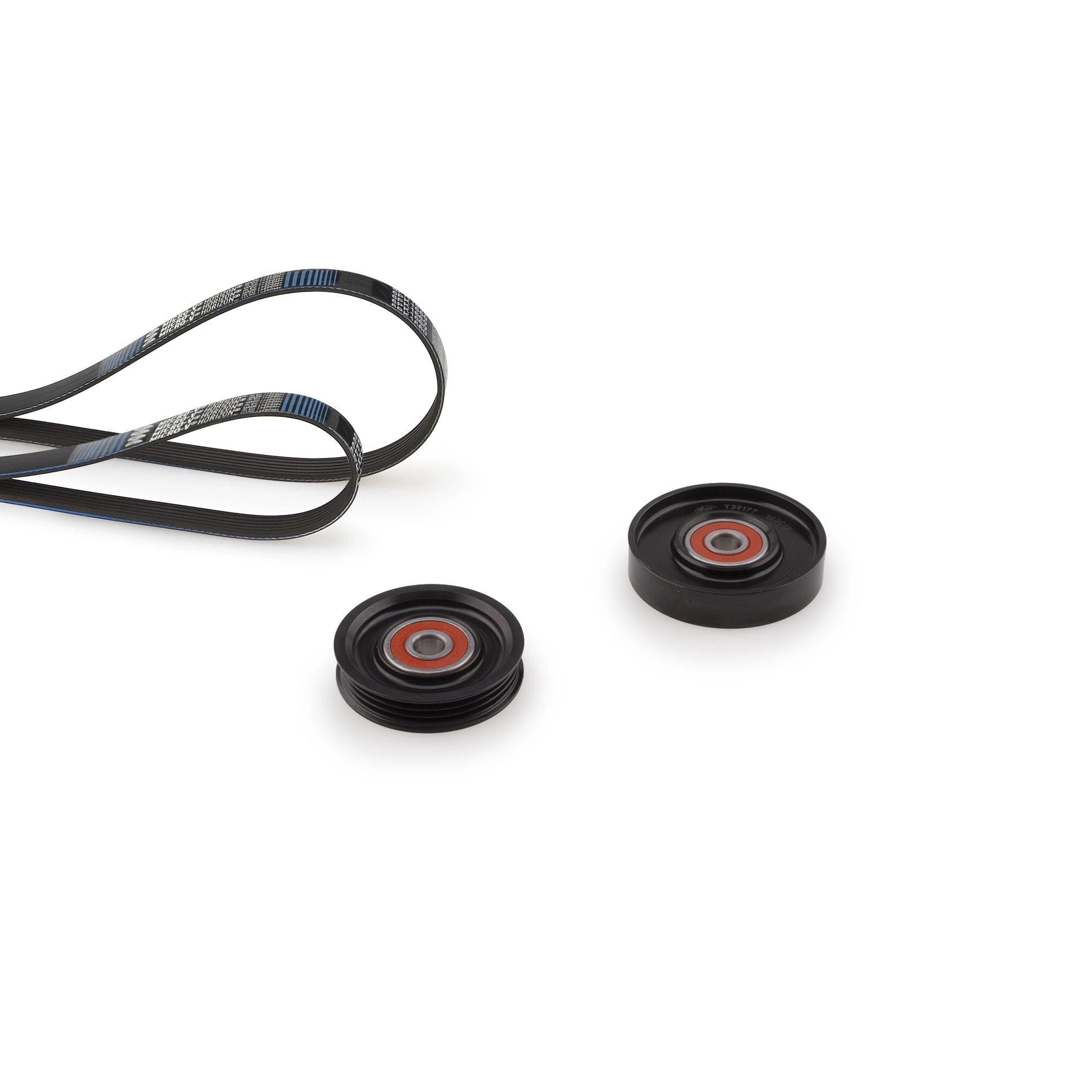 Jeu de courroies trapézoïdales à nervures GATES K034PK833