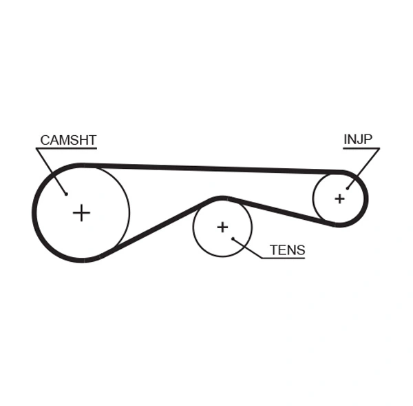 Kit de courroie crantée GATES K035624XS
