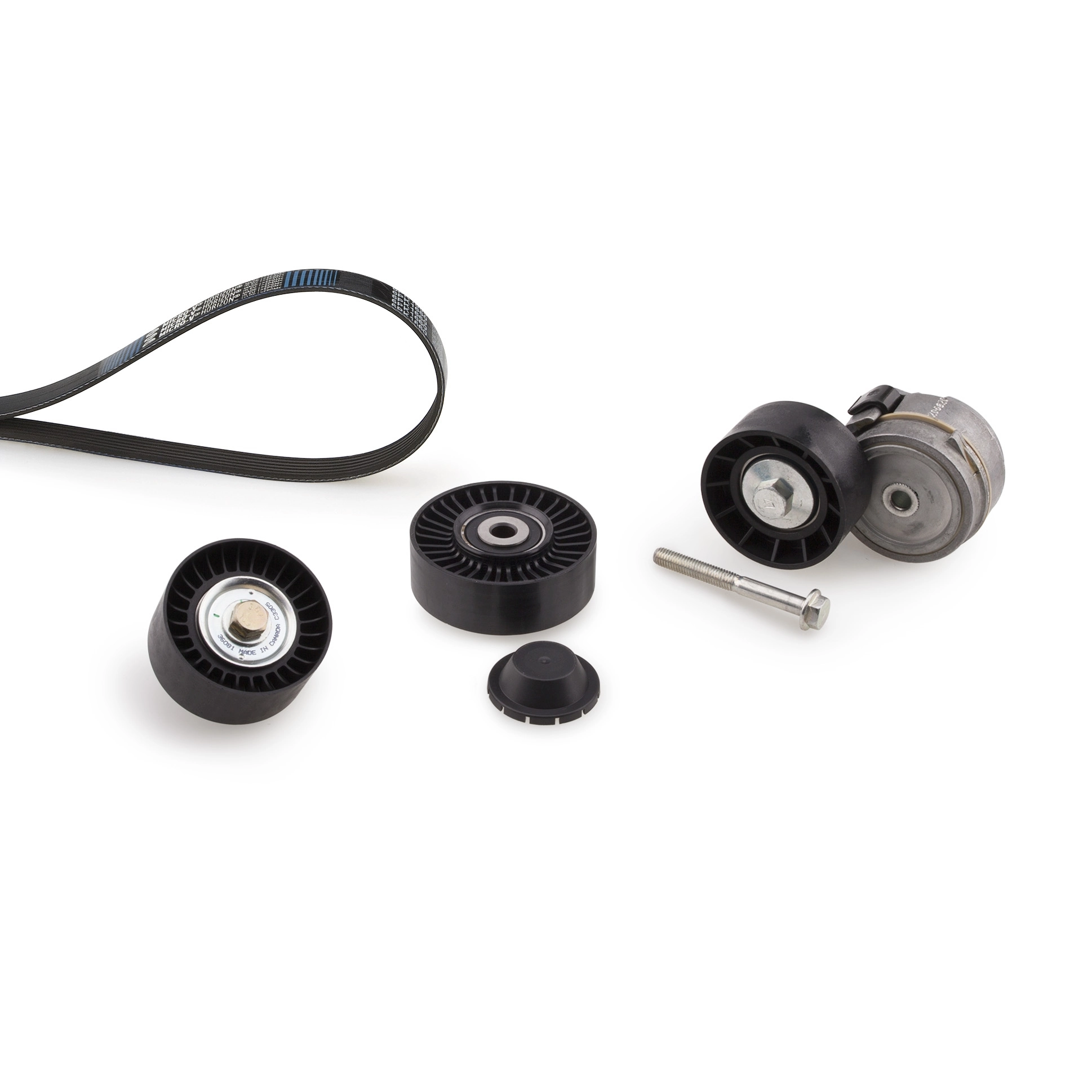 Jeu de courroies trapézoïdales à nervures GATES K016PK1195