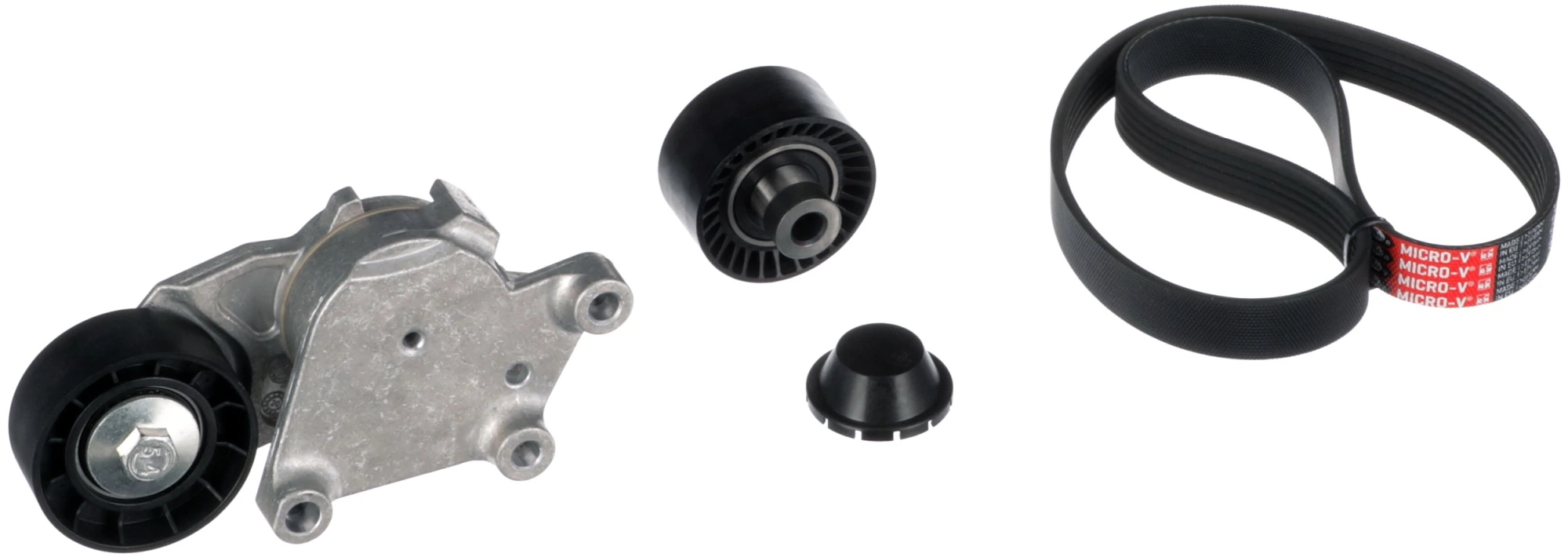 Jeu de courroies trapézoïdales à nervures GATES K016PK803