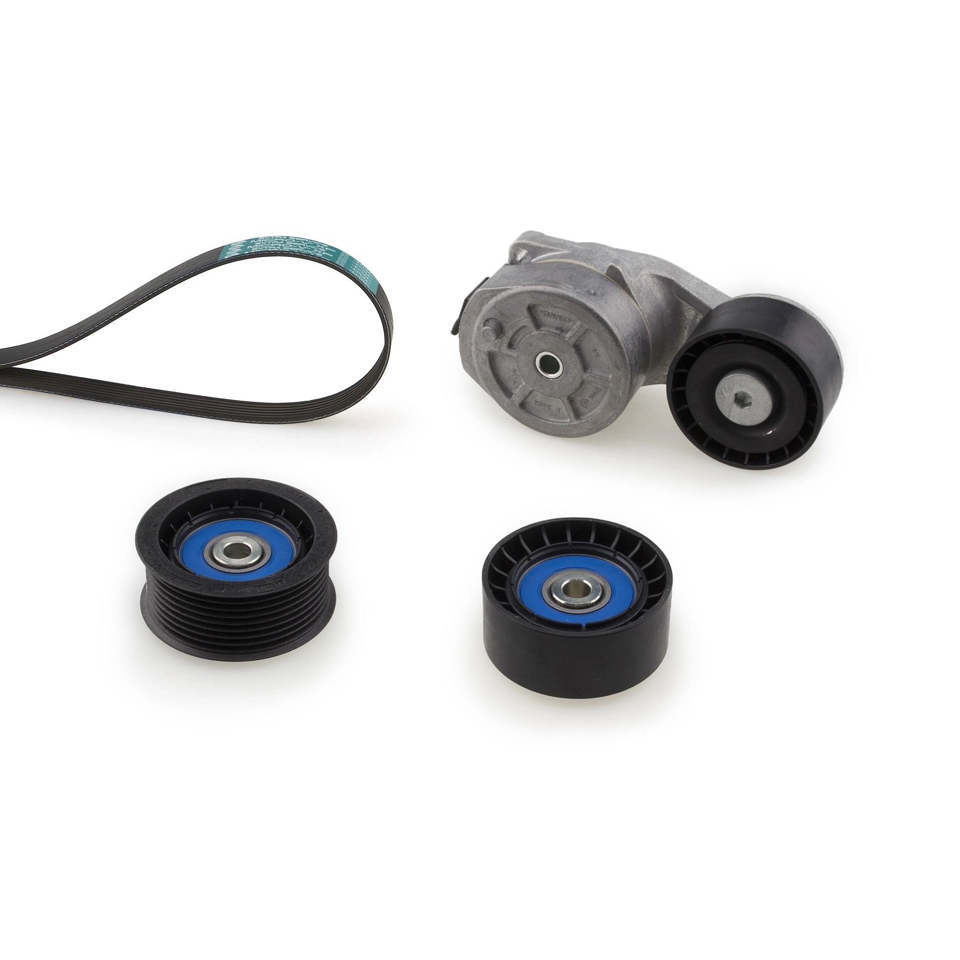 Jeu de courroies trapézoïdales à nervures GATES K018PK2020HD