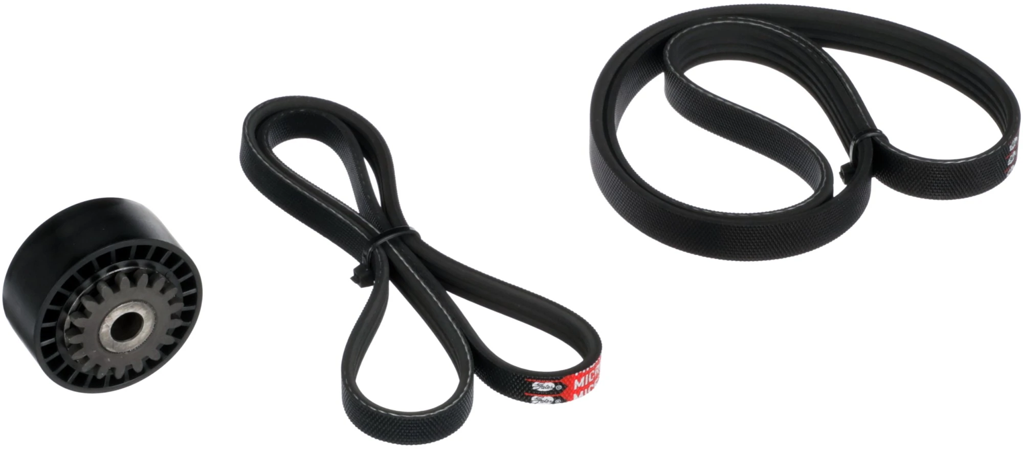 Jeu de courroies trapézoïdales à nervures GATES K033PK753