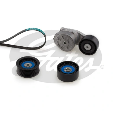 Jeu de courroies trapézoïdales à nervures GATES K028PK1890HD