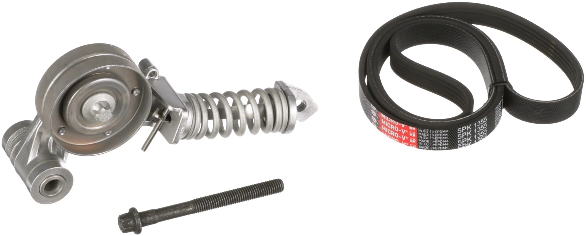 Jeu de courroies trapézoïdales à nervures GATES K015PK1355