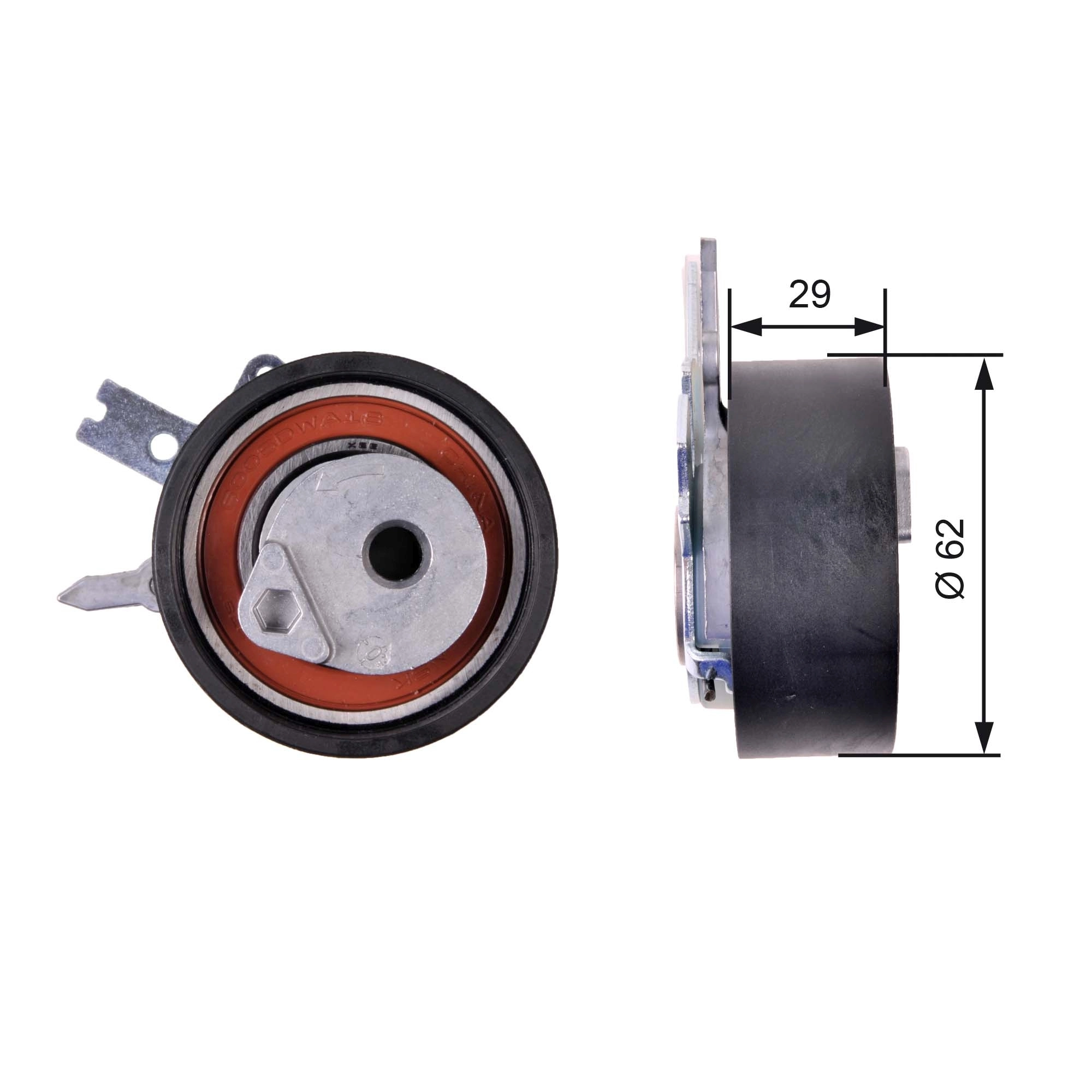 Poulie de tension, courroie crantée GATES T43218