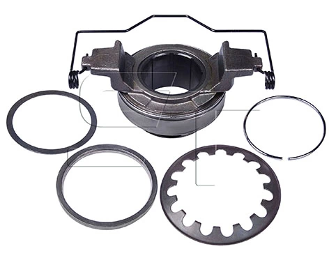 Clutch release bearing with support incl. kit