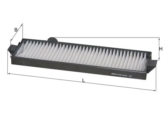 Filtre, air de l'habitacle KNECHT LA 506