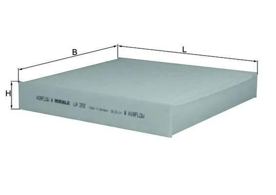 Filtre, air de l'habitacle KNECHT LA 293