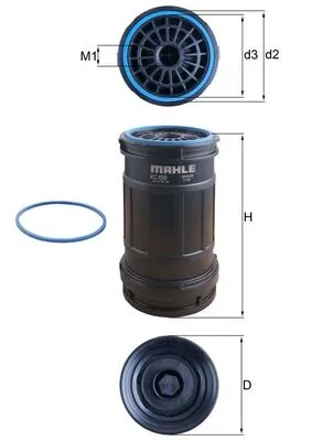 Filtre à carburant KNECHT KC 699D