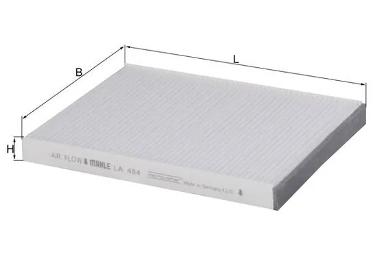 Filtre, air de l'habitacle KNECHT LA 484