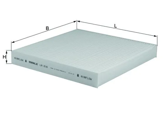 Filtre, air de l'habitacle KNECHT LA 216