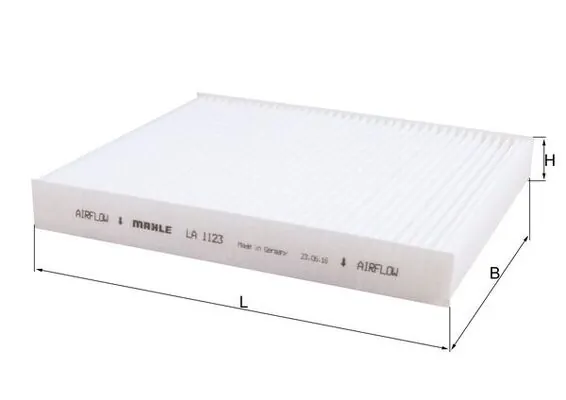 Filtre, air de l'habitacle KNECHT LA 1123