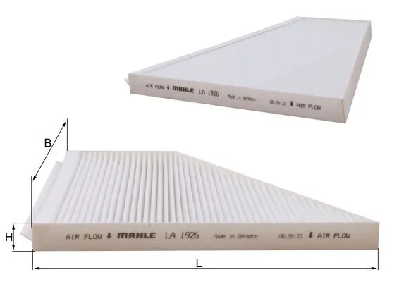 Filtre, air de l'habitacle KNECHT LA 1926