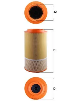 Filtre à air KNECHT LX 1024